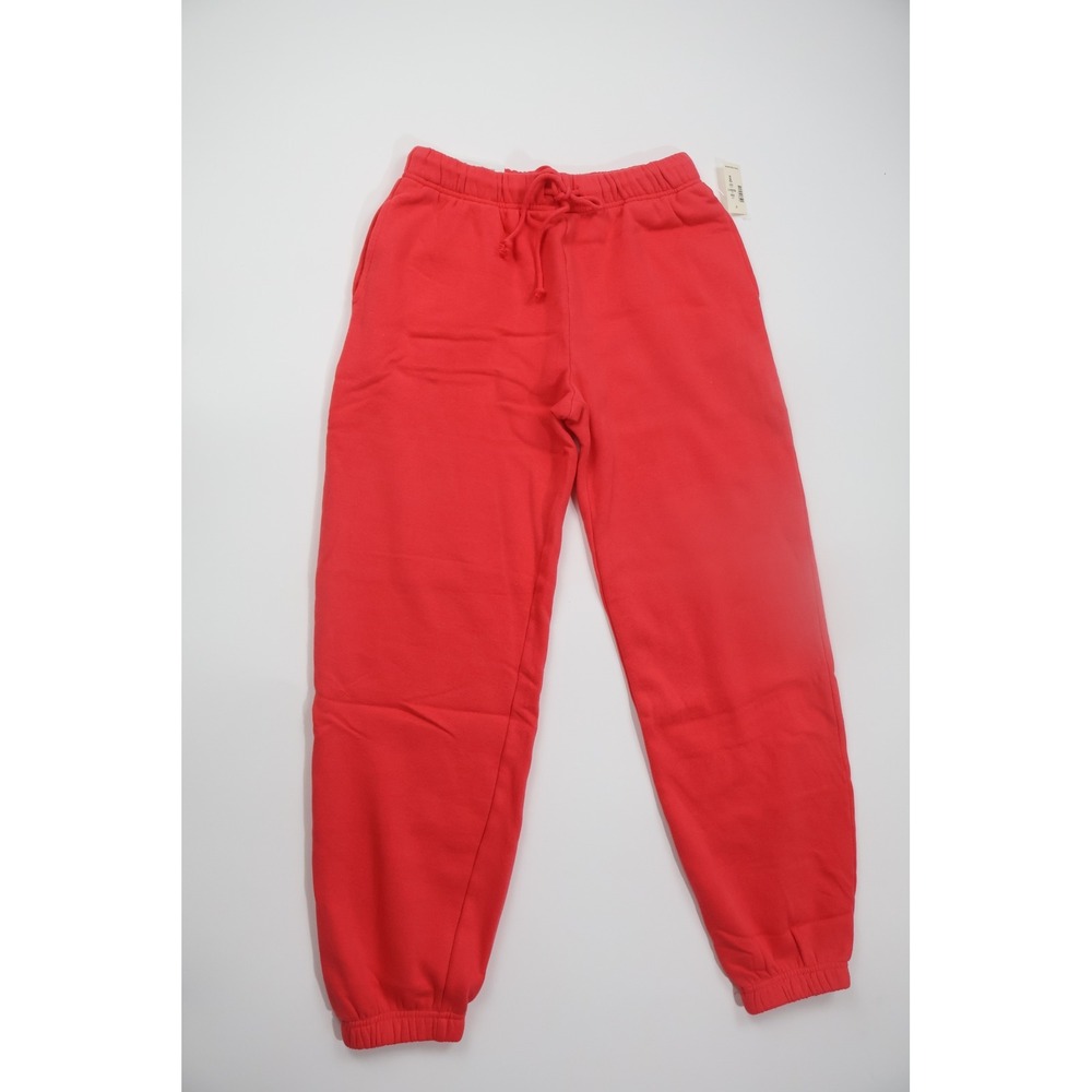 Aeropostale Sweatpant Slouchy High Rise Small Red‎ Cotton Blend Casual